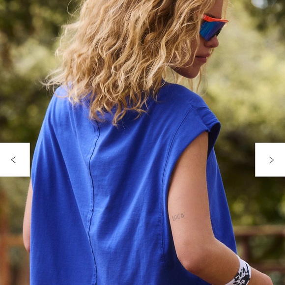 FP Movement Inspire Muscle Tank In Electric Shock Size Small NWOT - Picture 3 of 8